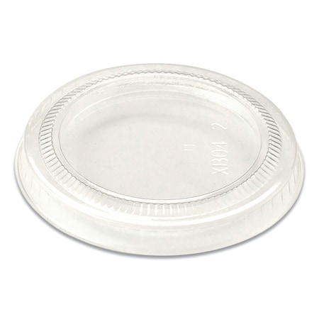 World Centric PLA Lids for Fiber Cups, 2.6" Diameter x 0.3"h, Clear, PK2000 CPLCS2S